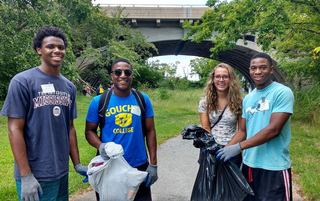 Goucher Connects to Our Watersheds Blue Water Baltimore