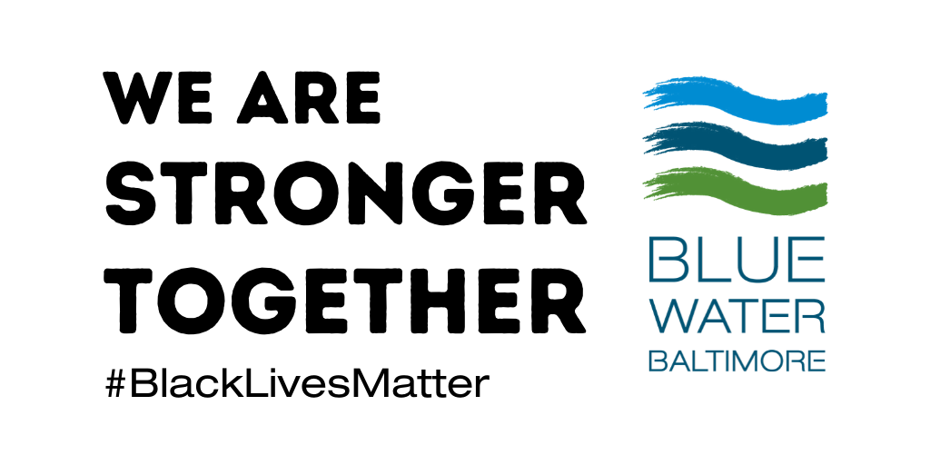 we are stronger together blue water baltimore