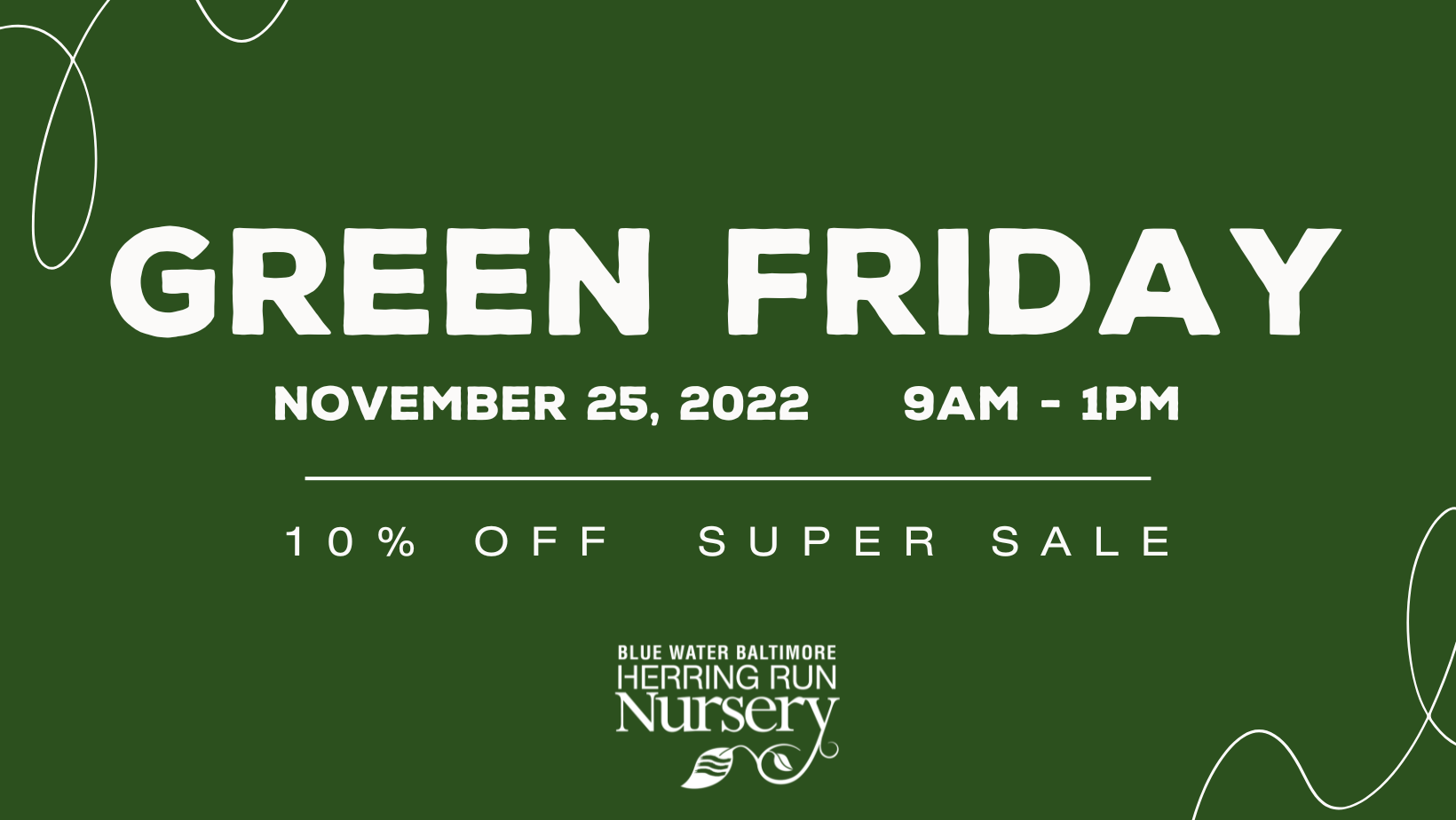 the green friday sale is now on
