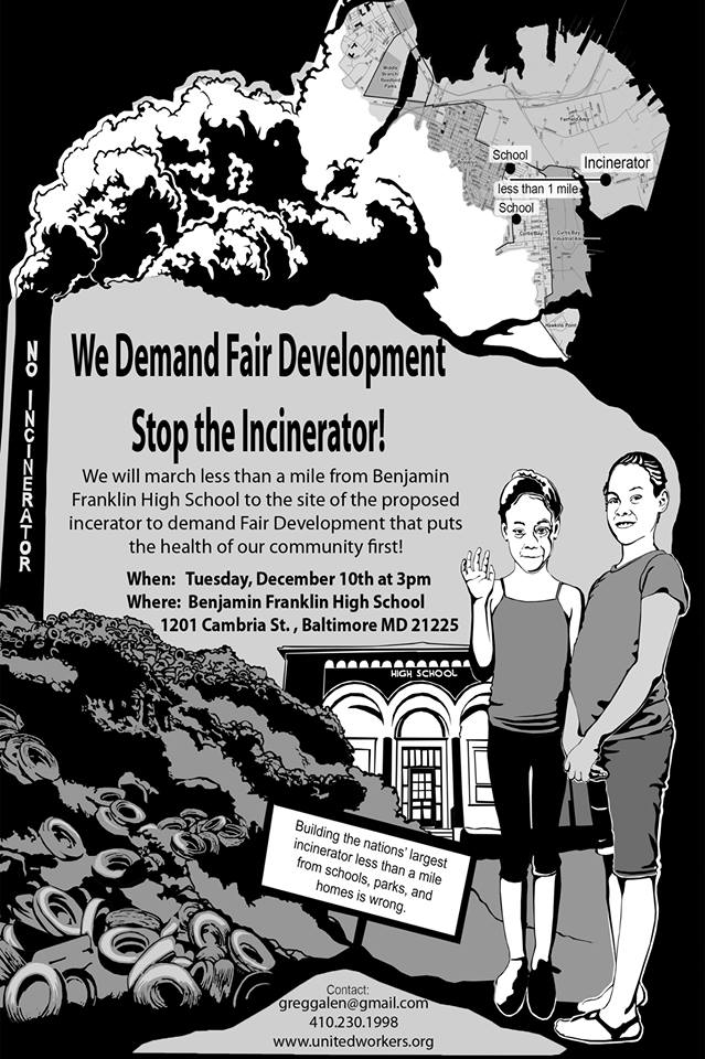 Stop the Incinerator! Fight for Fair Development!