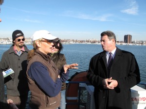 Baltimore Harbor Waterkeeper with Attorney General Gansler