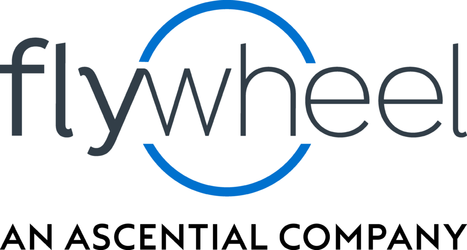Flywheel logo, an ascential company